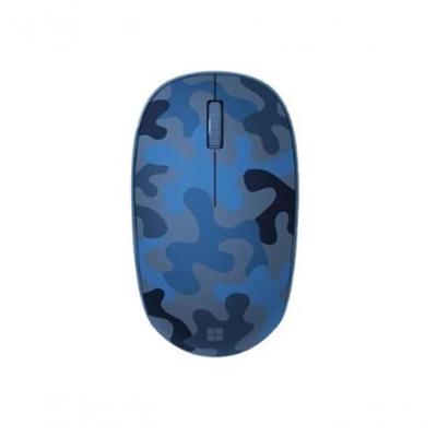 Mouse Sem Fio Microsoft, Bluetooth, Usb, Low Energy, Azul Camuflado - 8Kx-00002
