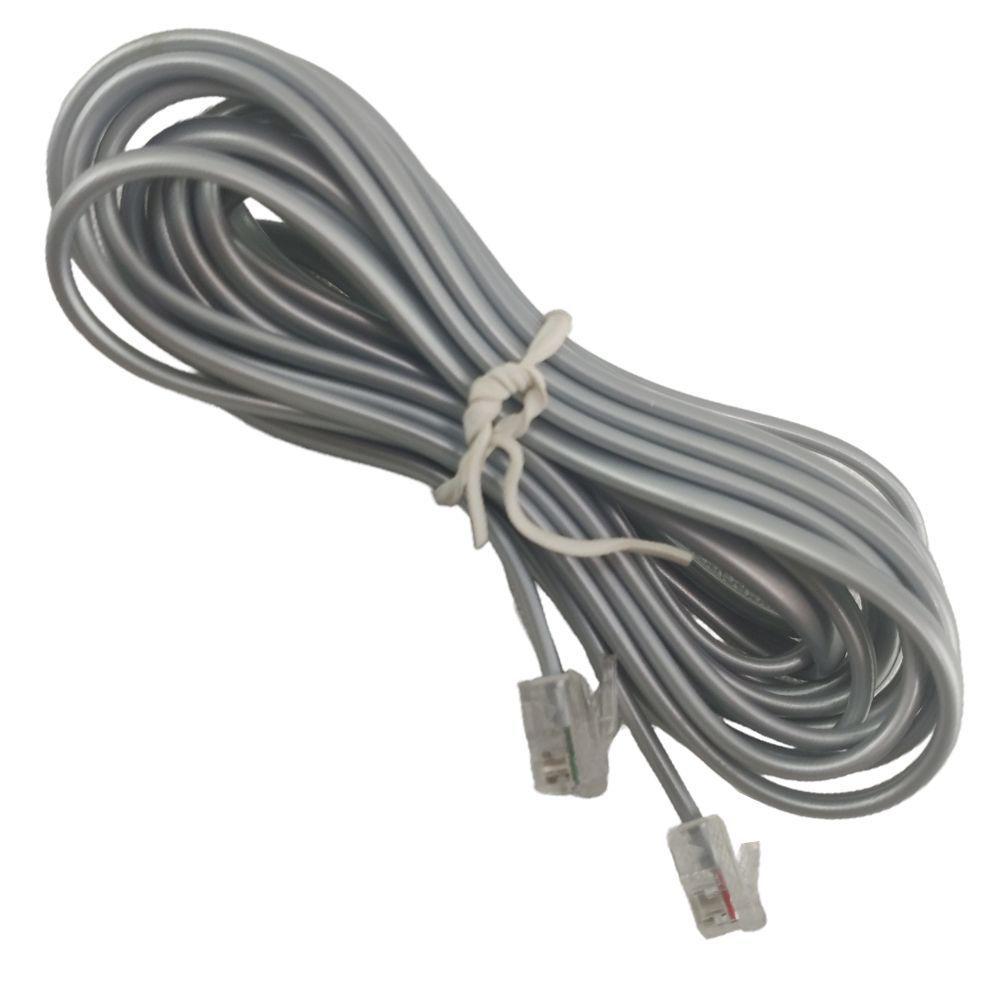 Fio Telefonico Cabo Rj11 Extensao Telefone Fixo 3M - 1