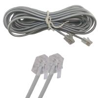 Fio Telefonico Cabo Rj11 Extensao Telefone Fixo 3M - 5