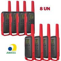 Kit 8x Rádio Comunicador Motorola T210br 32km Ht Talkabout - 1