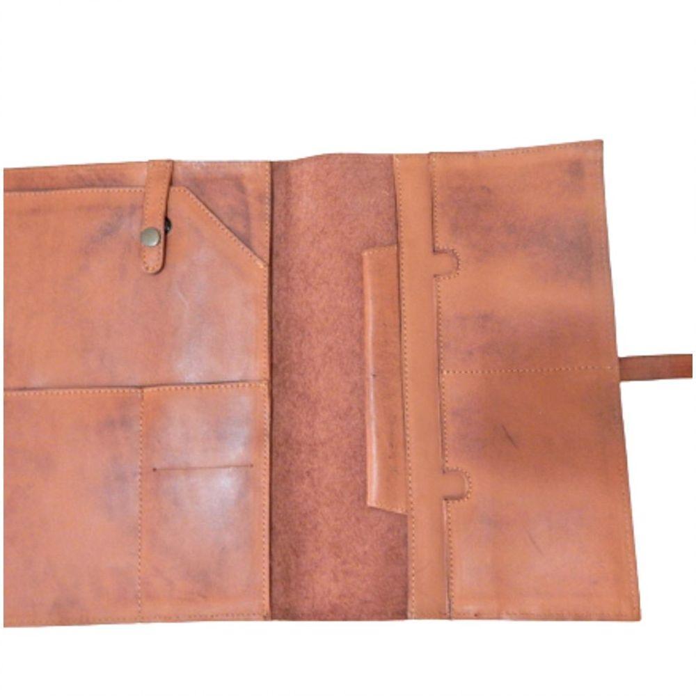 Porta Ipad Case De Couro Zup Tamanho Capa 231mm X 337mm - 1