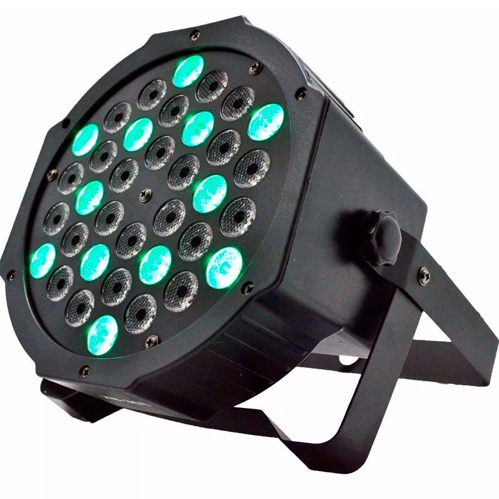 Canhão Slim Par 64 3W com 36 Leds RGB Bivolt Lorben - 3