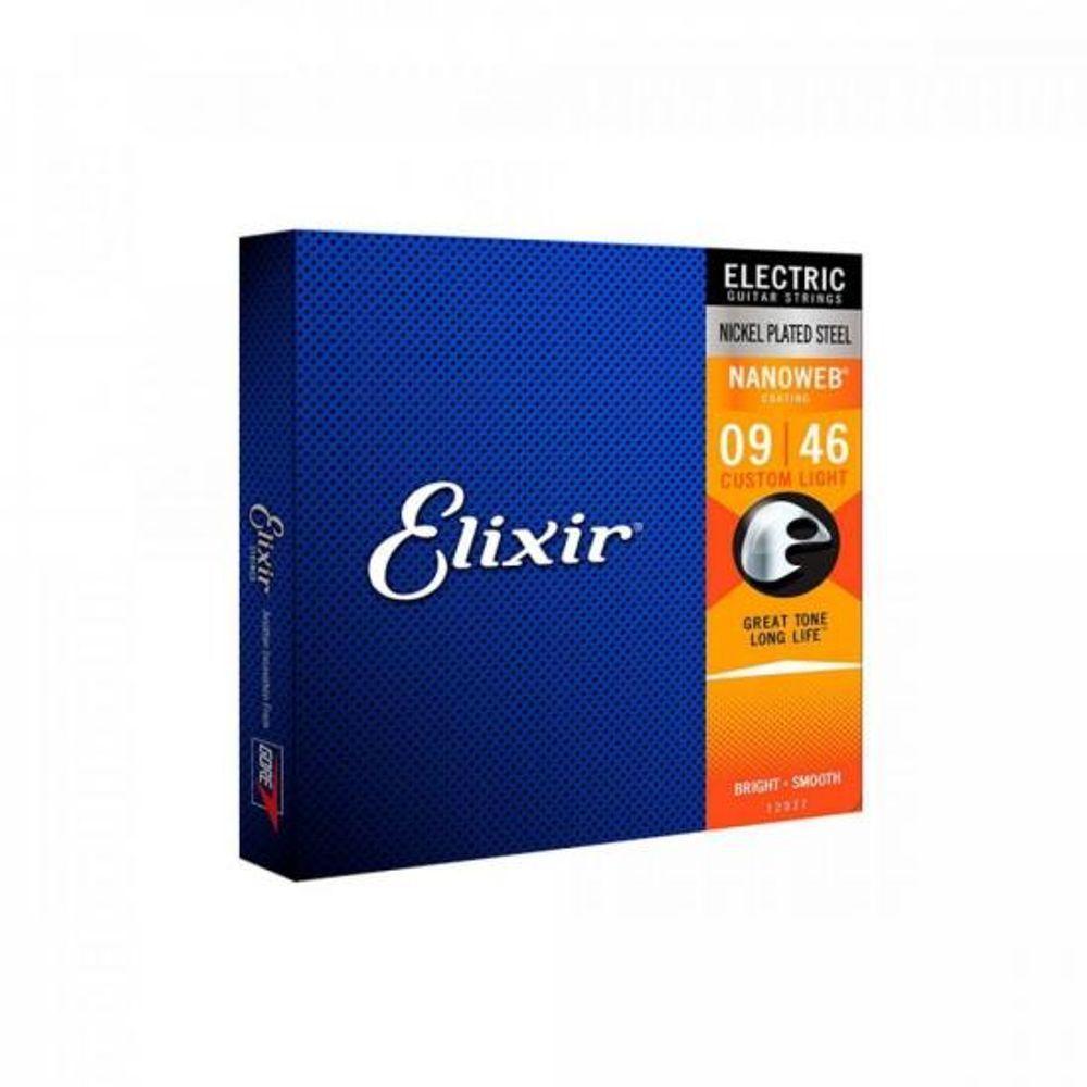 Encordoamento Para Guitarra .009 Nanoweb 12027 Custom Light - 1