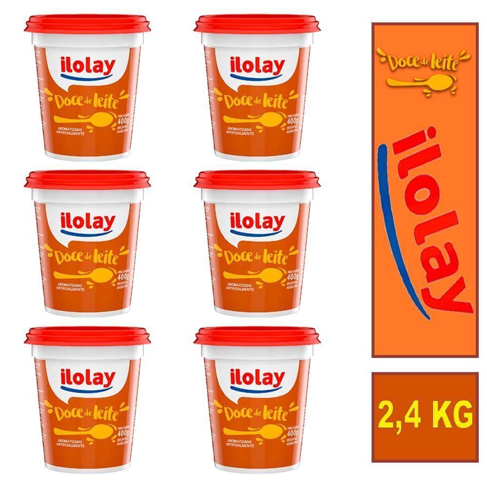 6 Pote De Doce De Leite Argentino Ilolay 400g Original - 2