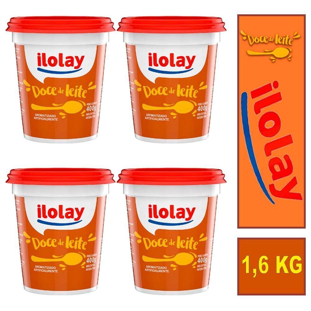 4 Pote De Doce De Leite Argentino Ilolay 400g Original - 2