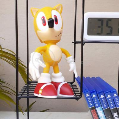 Boneco Action Figure Sonic Amarelo Articulado 23cm