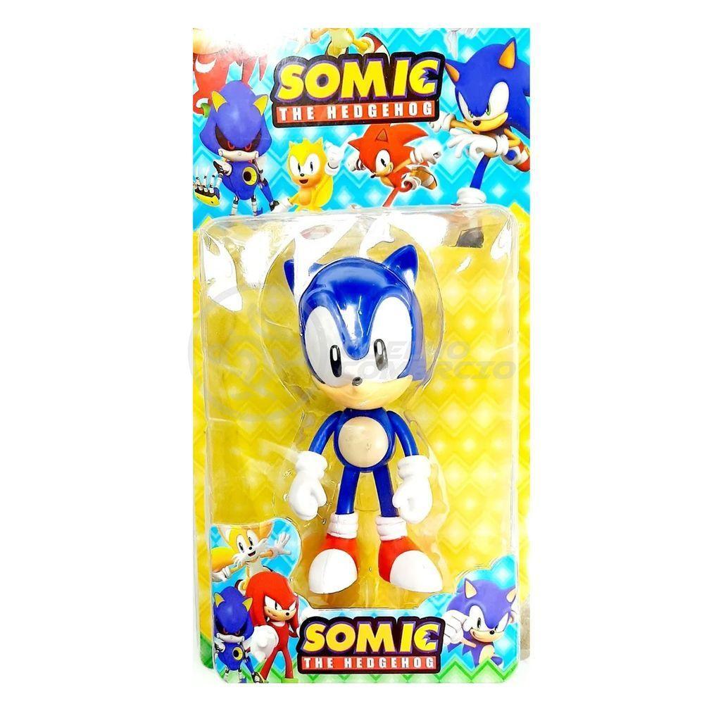 Coleção Boneco Action Figure Sonic The Hedgehog Azul 16Cm - 1
