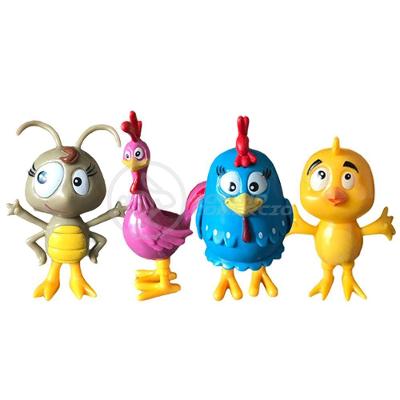 Cartela 4 Bonecos Infantil Galinha Pintadinha E Sua Turma