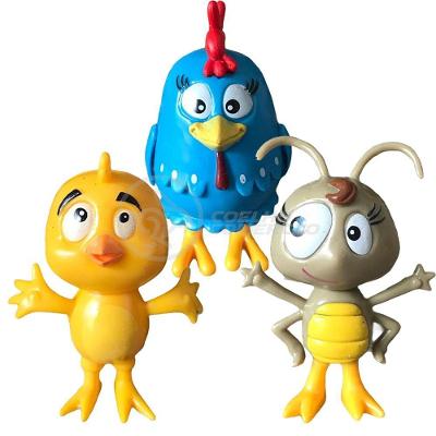 Cartela 4 Bonecos Infantil Galinha Pintadinha E Sua Turma