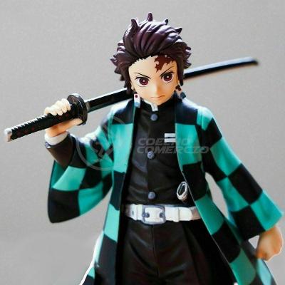 Action Figure Boneco Tanjiro Kamado Demon Slayer 14cm