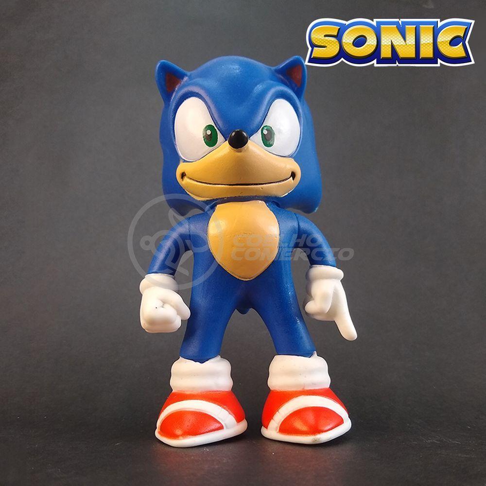 Kit Boneco Colecion. Sonic Azul Sega 15Cm + Caneca - 2