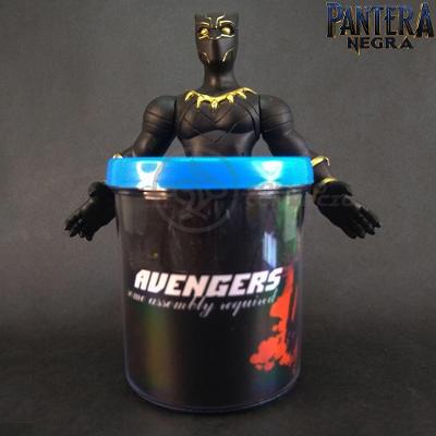 Bonecos Colecion. Desenhos Animados + Caneca Preto