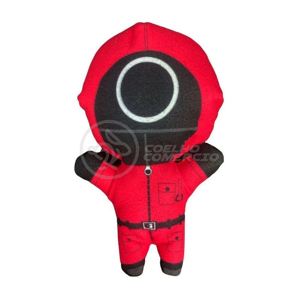 Boneco De Pelucia Squid Game Round 6 Vermelho 26Cm Circulo - 2