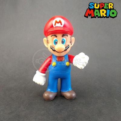 Kit Boneco Colecionável Mario Articulado 12Cm + Caneca 350Ml