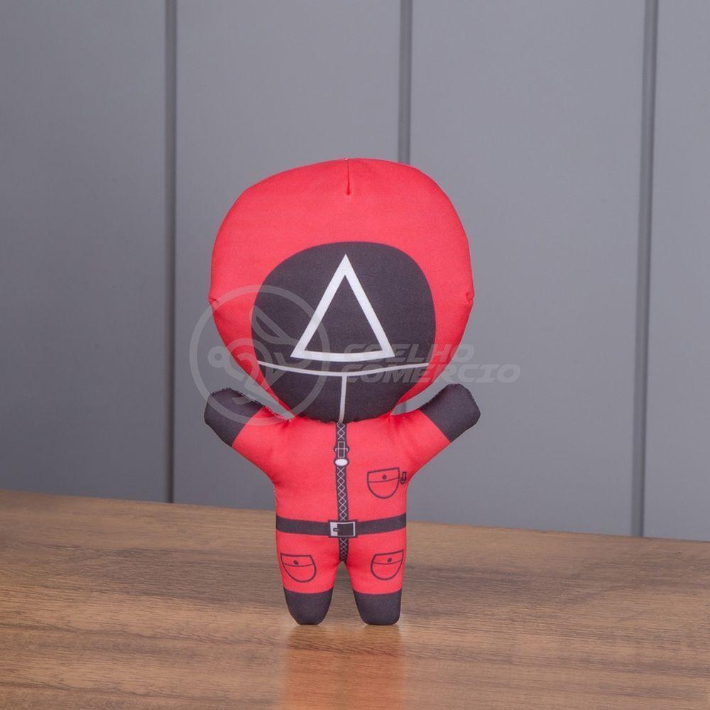 Boneco De Pelucia Squid Game Round 6 Vermelho 26Cm - 6