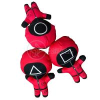 Boneco De Pelucia Squid Game Round 6 Vermelho 26Cm - 2