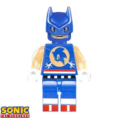 Boneco Action Figure Blocos De Montar Turma Do Sonic Sonic