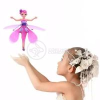 Boneco Princesa Aerocraft Fada Voadora Rosa 19Cm C/ Luz - 2