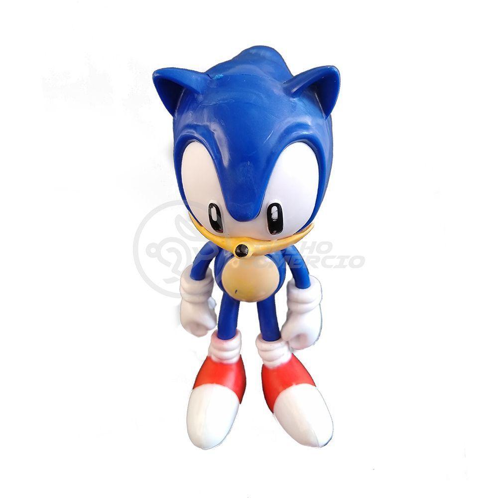 Coleção Boneco Action Figure Sonic The Hedgehog Azul 16Cm - 1