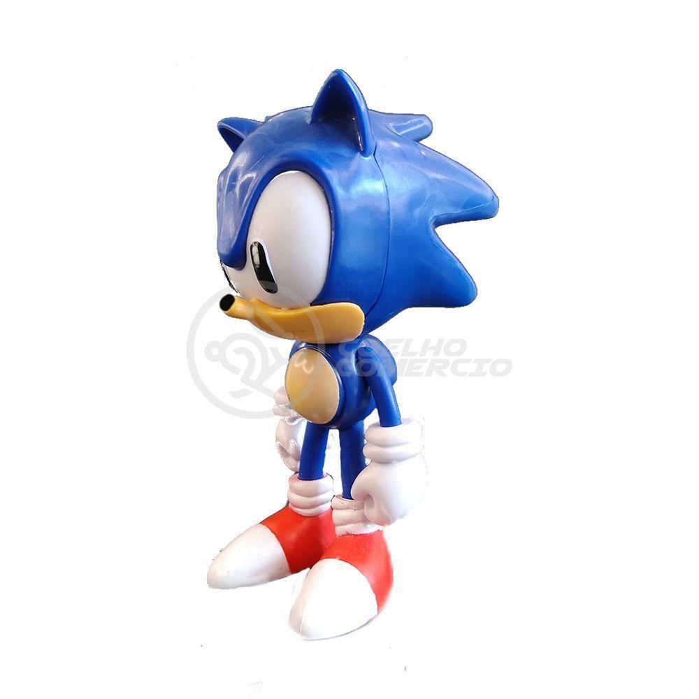 Coleção Boneco Action Figure Sonic The Hedgehog Azul 16Cm - 7