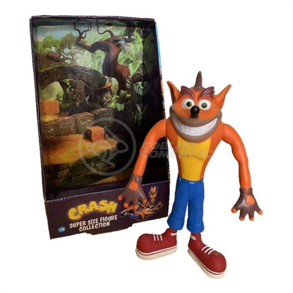 Boneco Action Figure Crash Bandicoot Articulado 25cm - 10