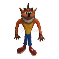 Boneco Action Figure Crash Bandicoot Articulado 25cm