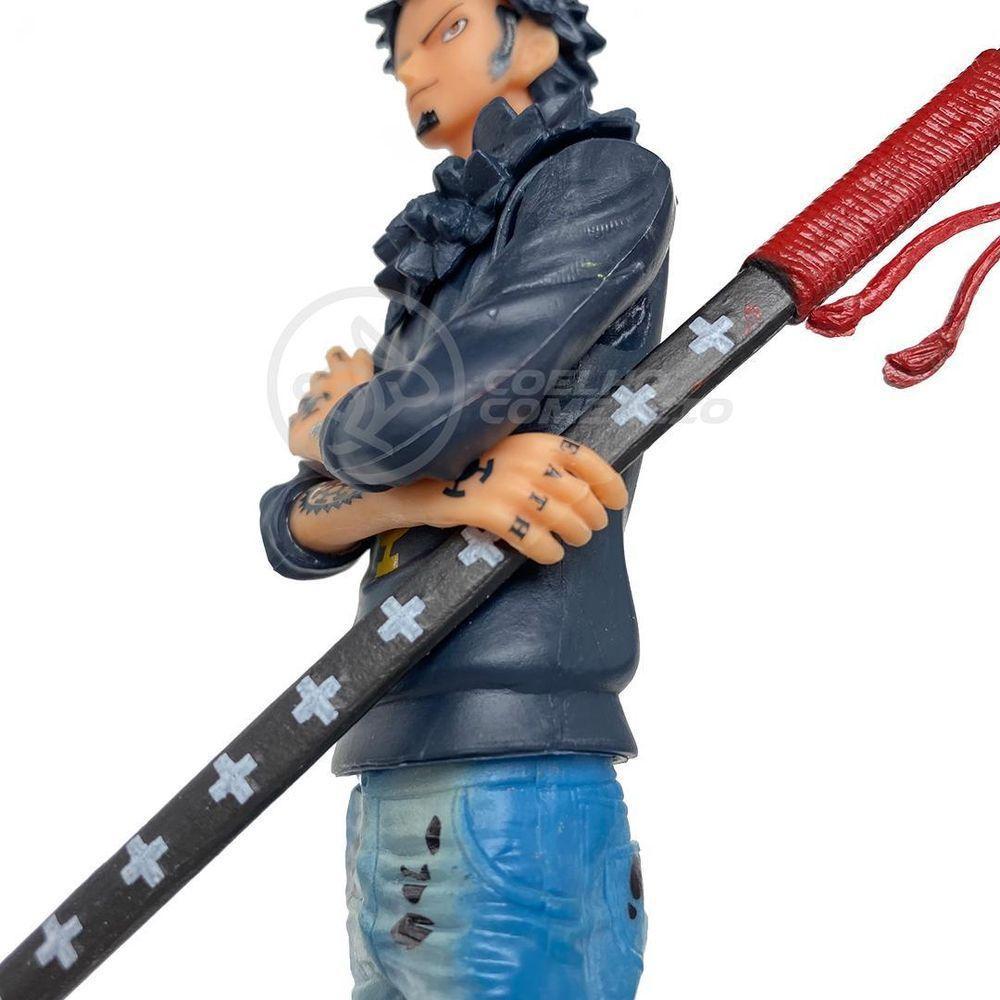 Boneco Action Figure One Piece 18Cm - Trafalgar D. Water Law - 6