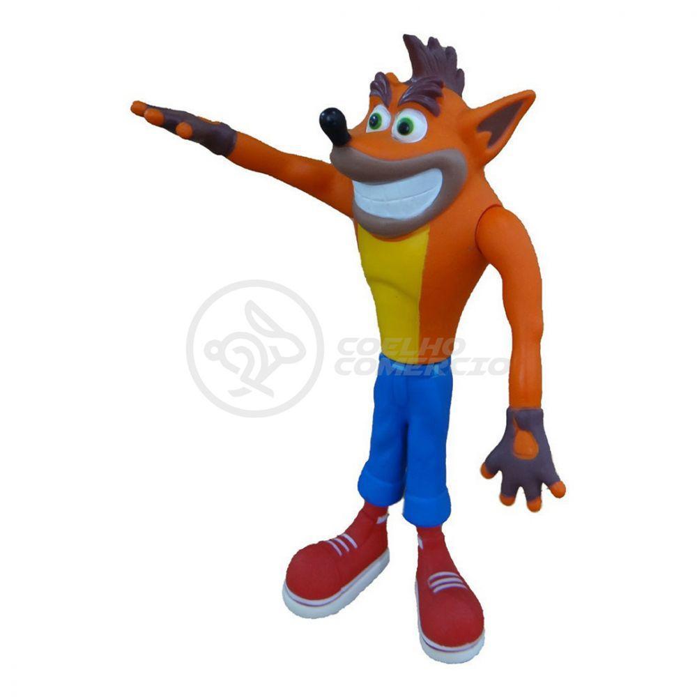 Boneco Action Figure Crash Bandicoot Articulado 25cm - 4