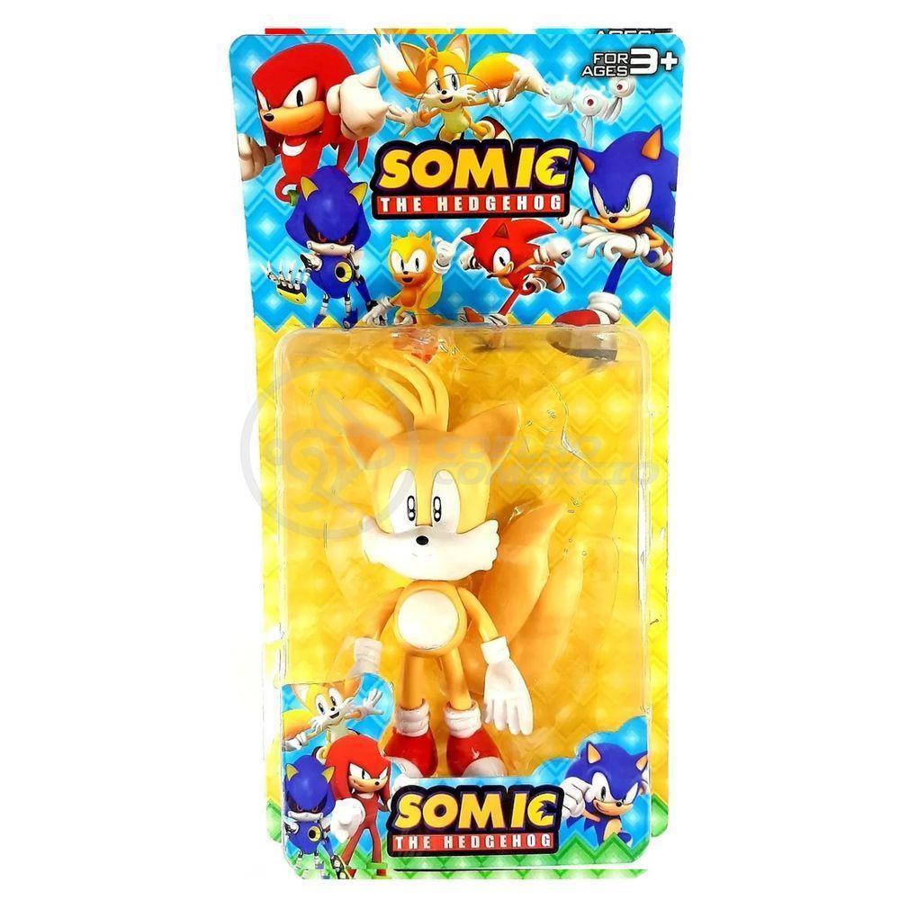 Coleção Boneco Action Figure Tails The Hedgehog Amarelo 16Cm - 3