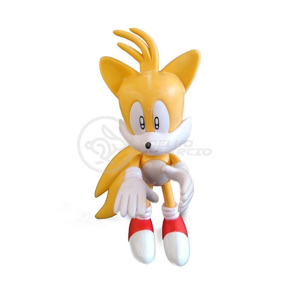 Coleção Boneco Action Figure Tails The Hedgehog Amarelo 16Cm - 5