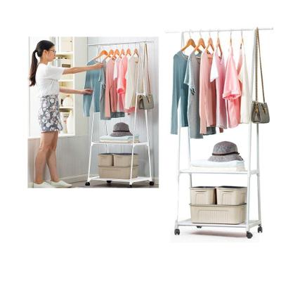 Arara Organizadora De Roupas E Sapatos Com Rodas Closet