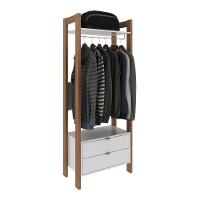 Armário Closet Com 2 Gavetas Multimóveis Cr35001 Branco/amêndoa - 5