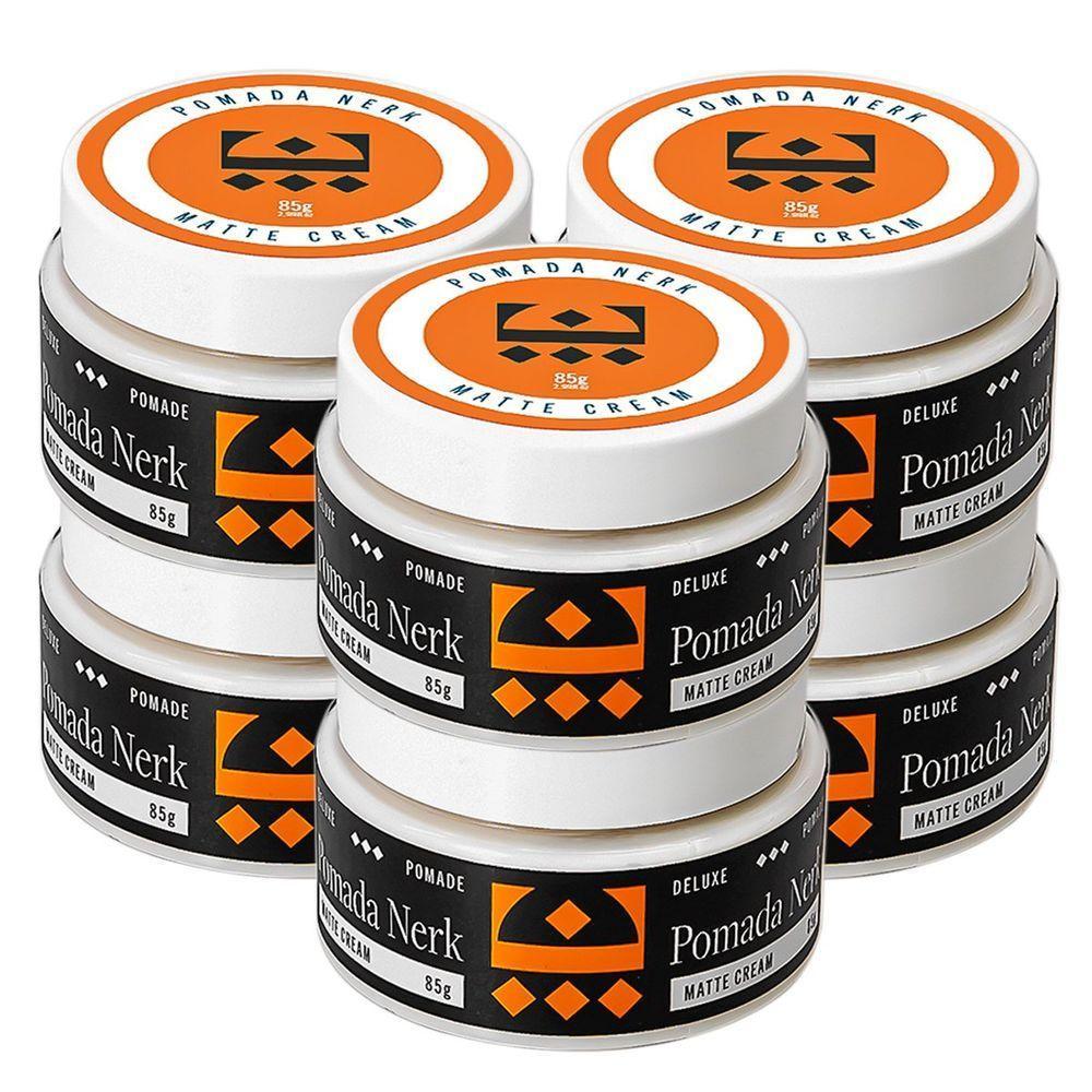 Kit 6 Pomada Nerk Efeito Matte Cream Embaixador 85G - 1