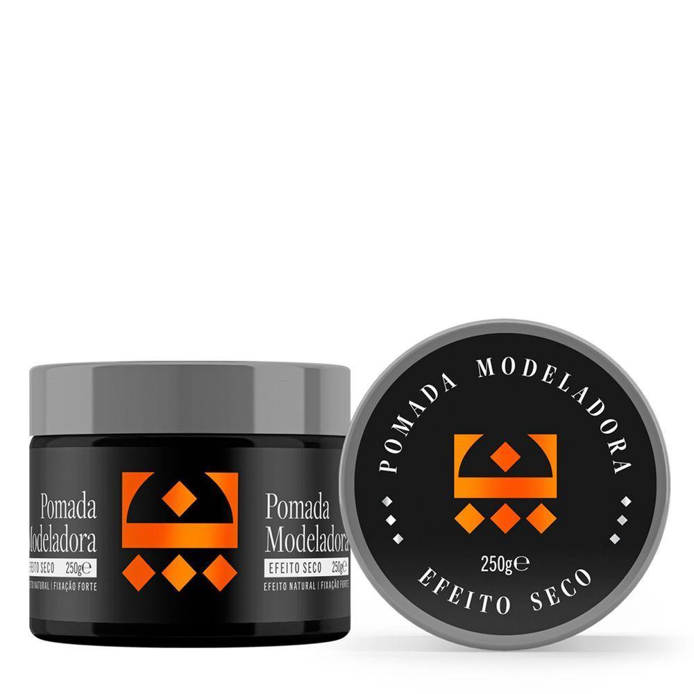 Kit 10 Pomada Para Cabelo Efeito Seco Embaixador 250G - 2