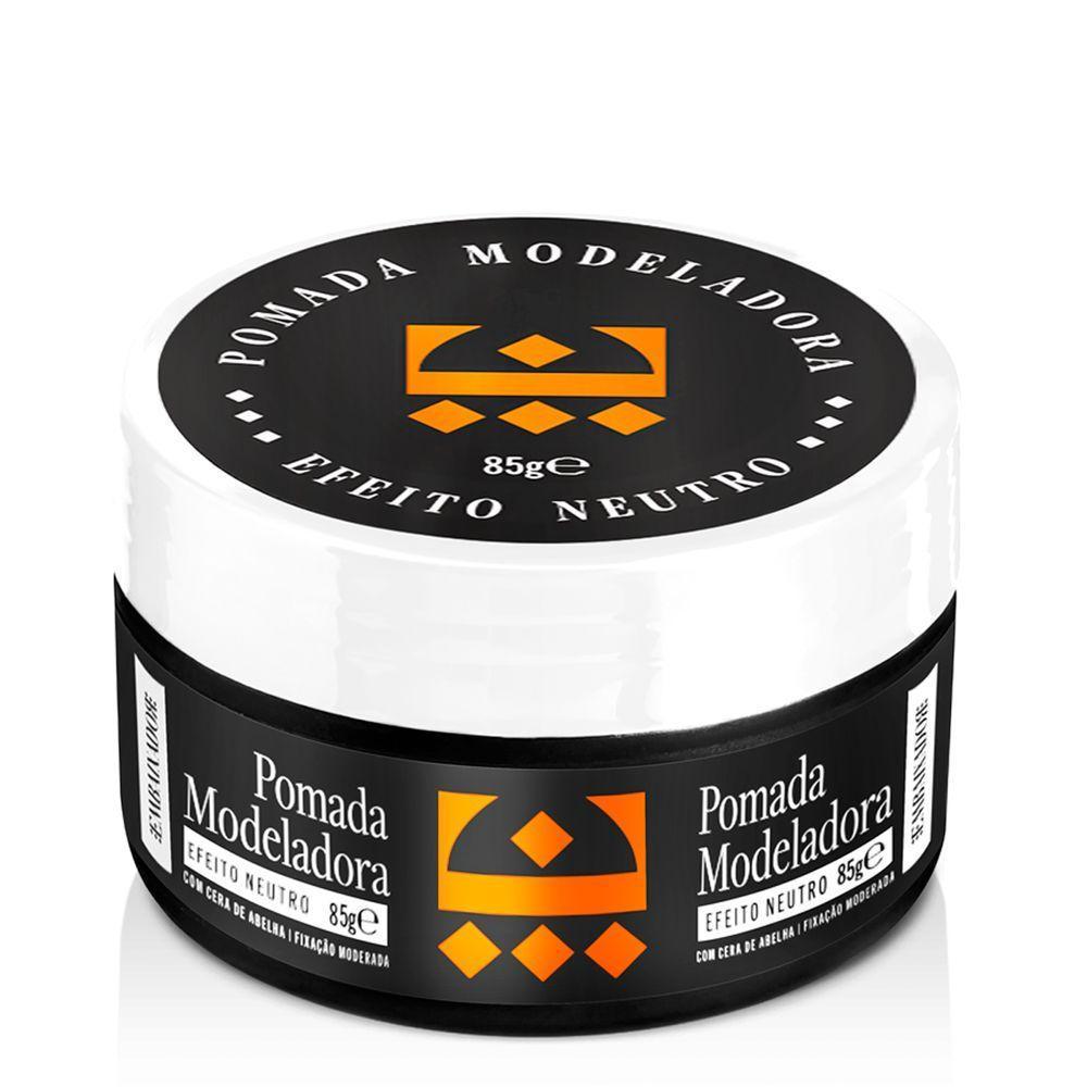 Kit 10 Pomada Para Cabelo Efeito Neutro Embaixador 85G - 3