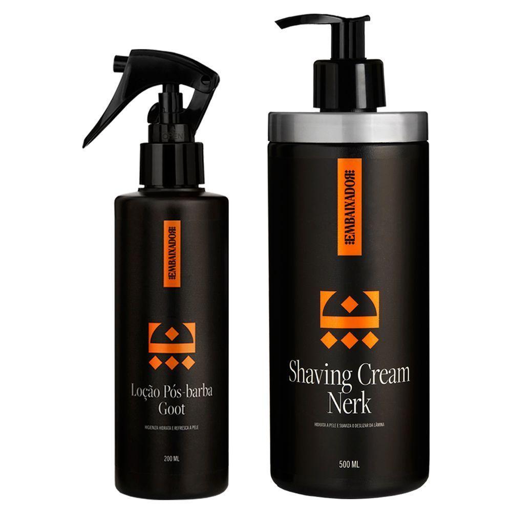 Loção Pós Barba Goot + Shaving Cream Nerk Embaixador 500Ml - 3