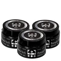 Kit 3 Pomada Modeladora Nerk Efeito Black Embaixador 85G - 1