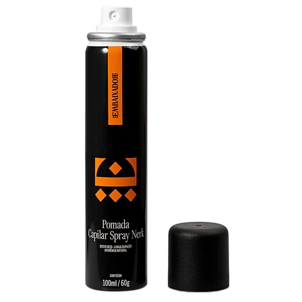 Kit 06 Pomada Spray Efeito Matte Nerk Embaixador 100Ml - 2