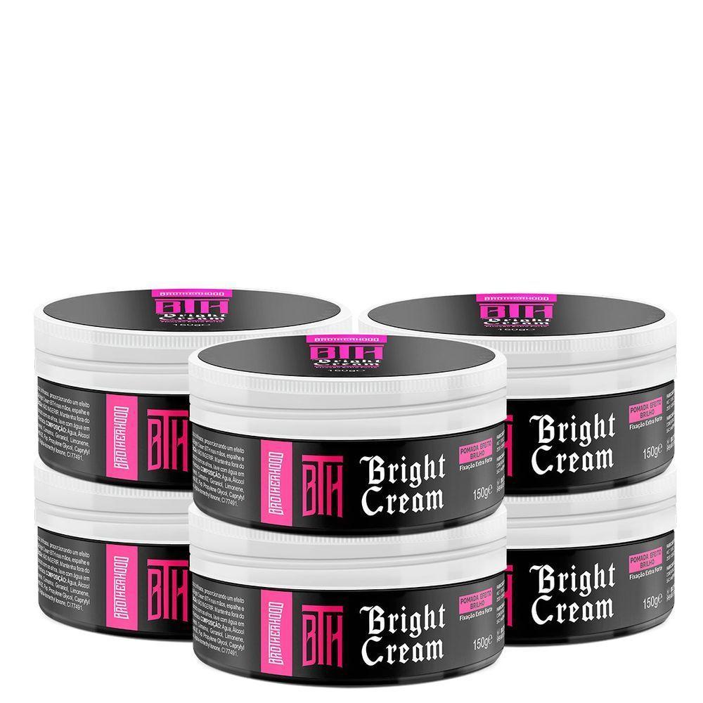 Kit 06 Pomada Efeito Brilho Bright Cream Bth 150G - 1