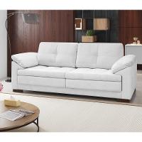 Sofá Retrátil Bali 2 Lugares Couro 175Cm Pés de Madeira - 16