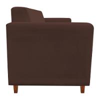 Sofá 3 Lugares Arezzo Suede Marrom - 5