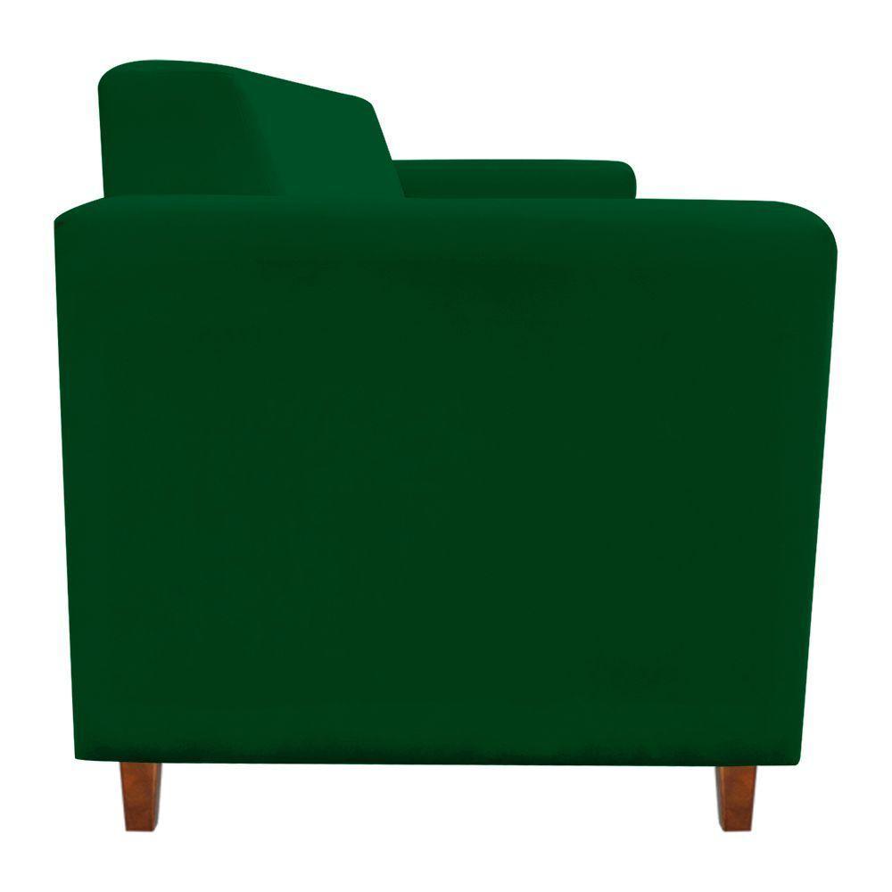 Sofá 3 Lugares Arezzo Suede Verde - 3
