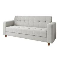 Sofá 03 Lugares Cinza Claro A05 - 11