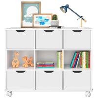 Nicho Organizador Multifuncional Com Rodízios Toys Q01 6 Gavetas Branco - Mpozenato - 1