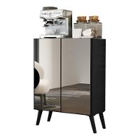 Aparador Cantinho Do Café e 2 Portas Multimóveis Preto - 1