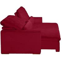 Sofá Modular 5 Lugares 2.50M Retrátil E Reclinável Vermelho
