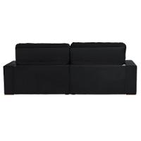 Sofá Modular 4 Lugares 2.30M Retrátil E Reclinável Preto - 2