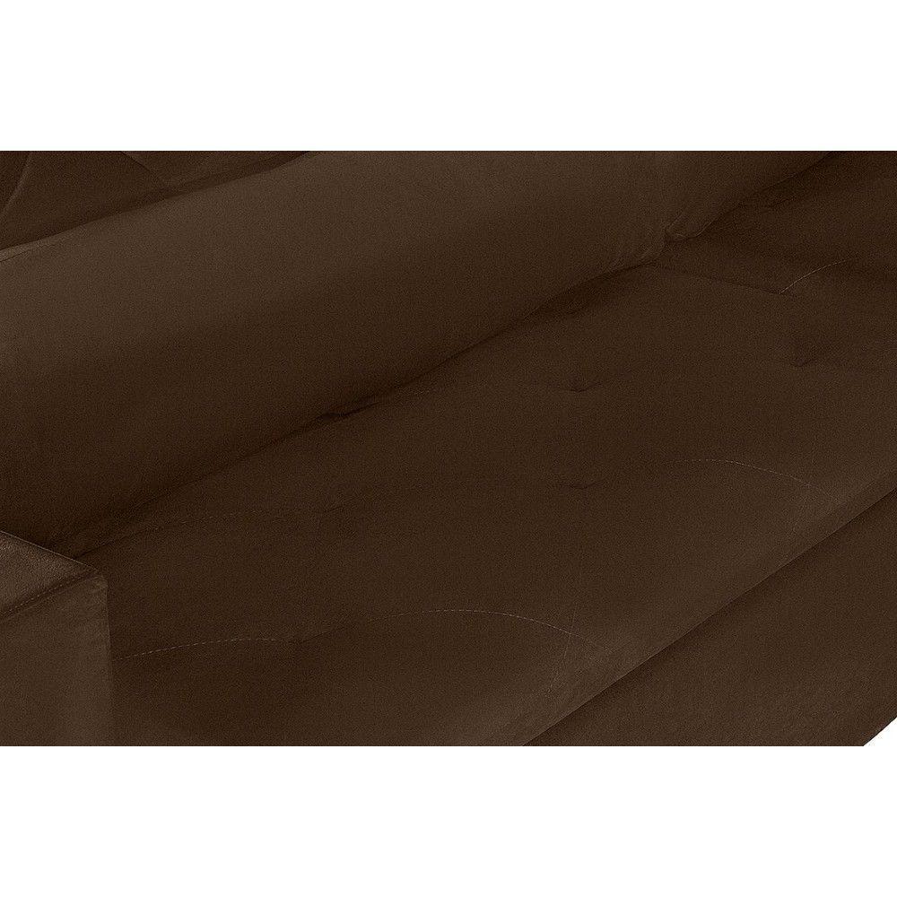 Sofá Modular 5 Lugares 2.50M Retrátil E Reclinável Marrom - 3