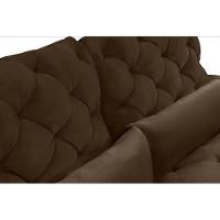 Sofá Modular 5 Lugares 2.50M Retrátil E Reclinável Marrom - 5