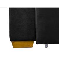 Sofá Modular 6 Lugares 3.05M Retrátil E Reclinável Preto